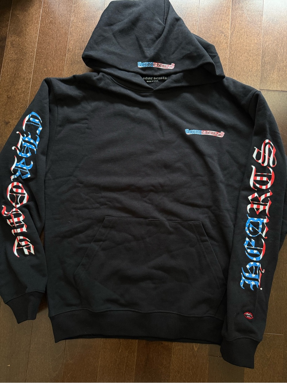 Chrome Hearts Matty Boy America Black Hoodie Size L Like New READ DESCRIPTION